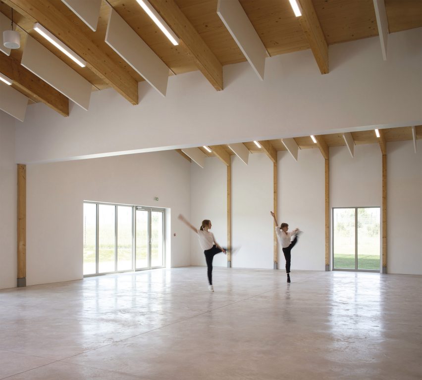 Inside Orly Festival Hall by Graal Architecture