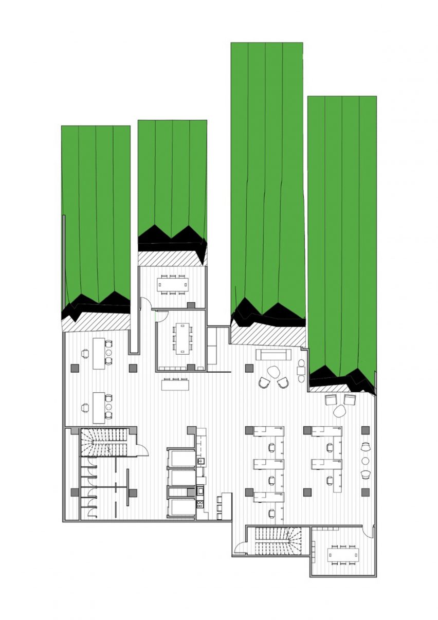 Office floor plan