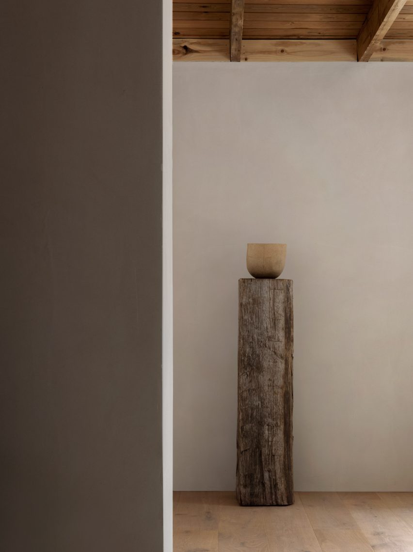Minimal interiors of forest retreat designed by Norm Architects