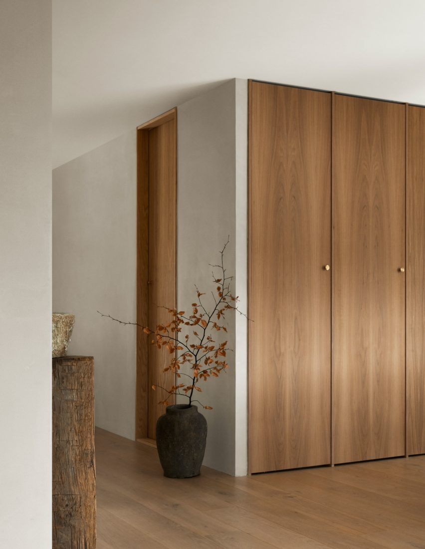 Minimal interiors of forest retreat designed by Norm Architects
