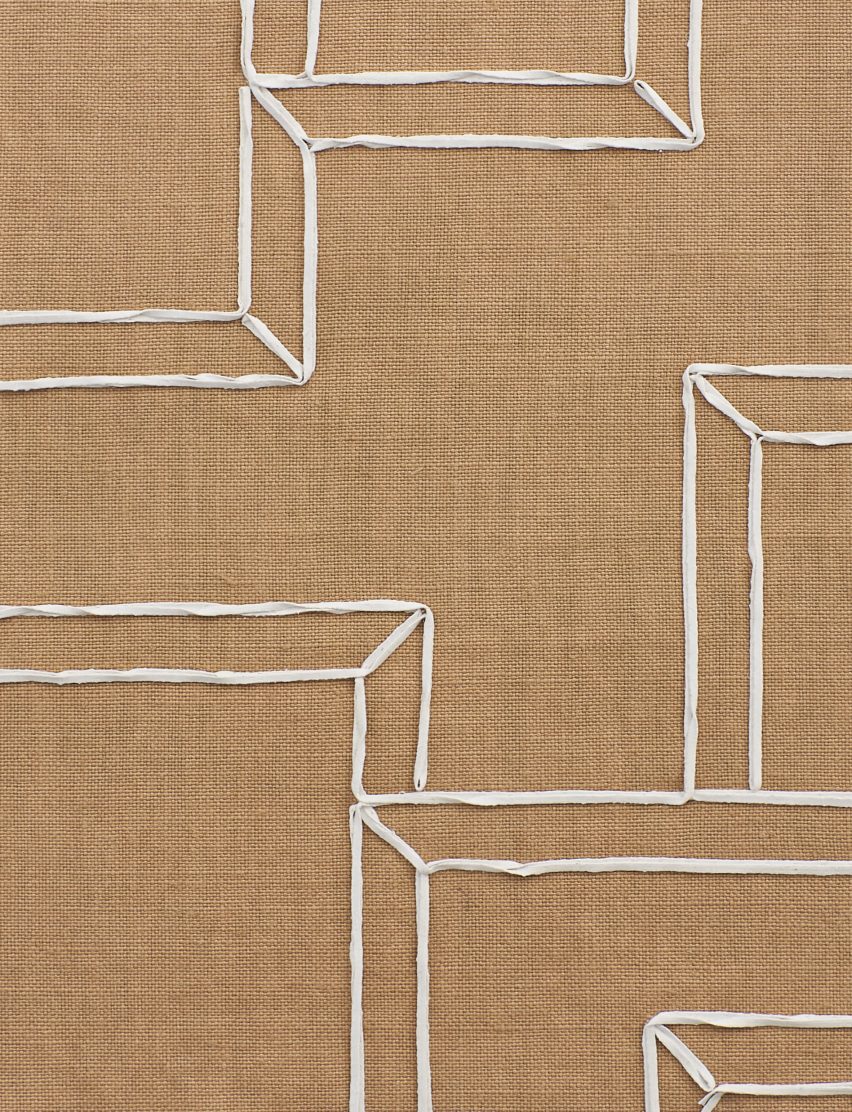 Close up of Zai Saman from the Geometrics pattern collection by Dedar