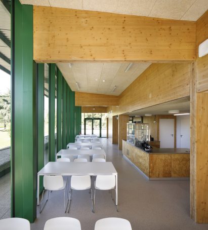 Interior image of a dining area at Crous University Refectory