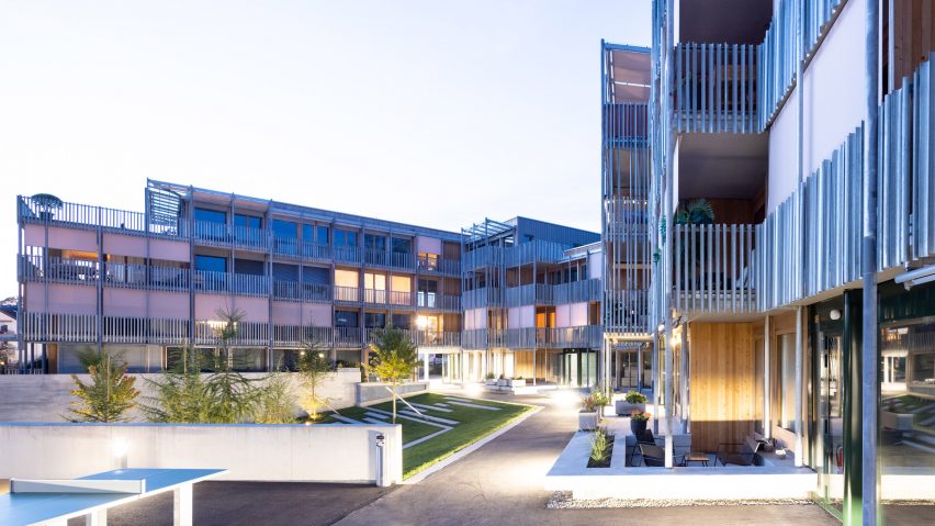 The mixed-used building was designed by HHF Architects