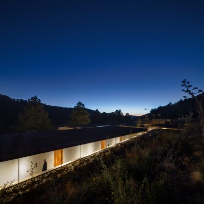 A section of Hill House is buried below ground