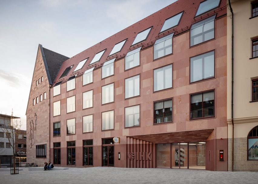 Exterior of Nuremberg's House of Commerce