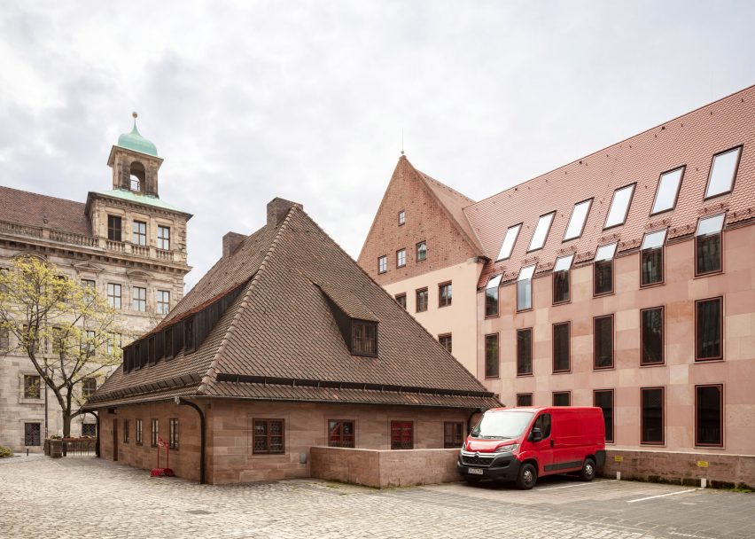 Exterior of Nuremberg's House of Commerce