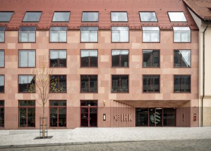 Entrance to The Nuremberg Chamber of Commerce and Industry headquarters