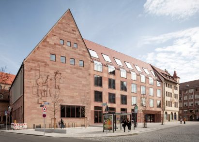 Exterior of the House of Commerce in Nuremberg