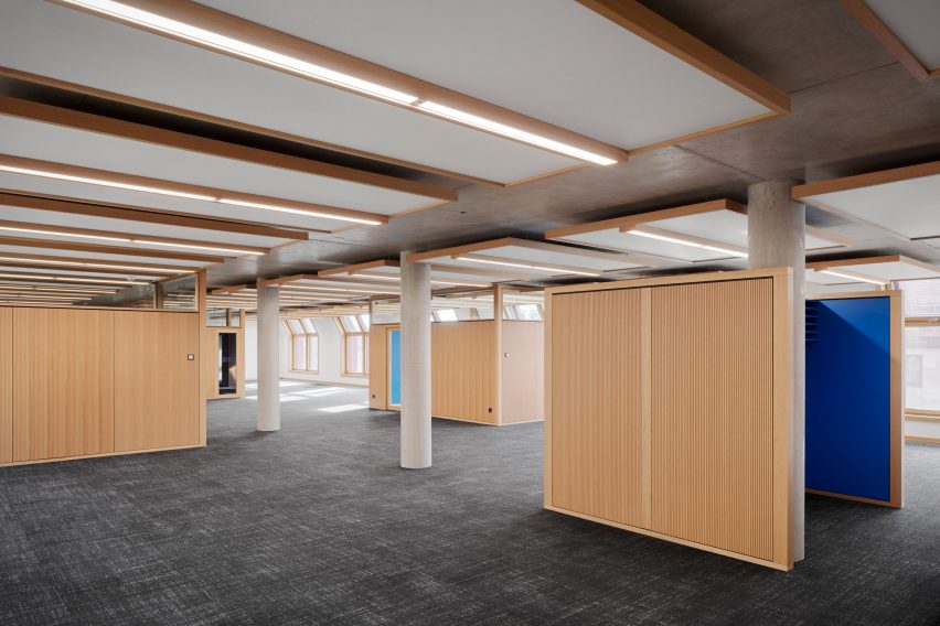 Inside of The Nuremberg Chamber of Commerce and Industry headquarters