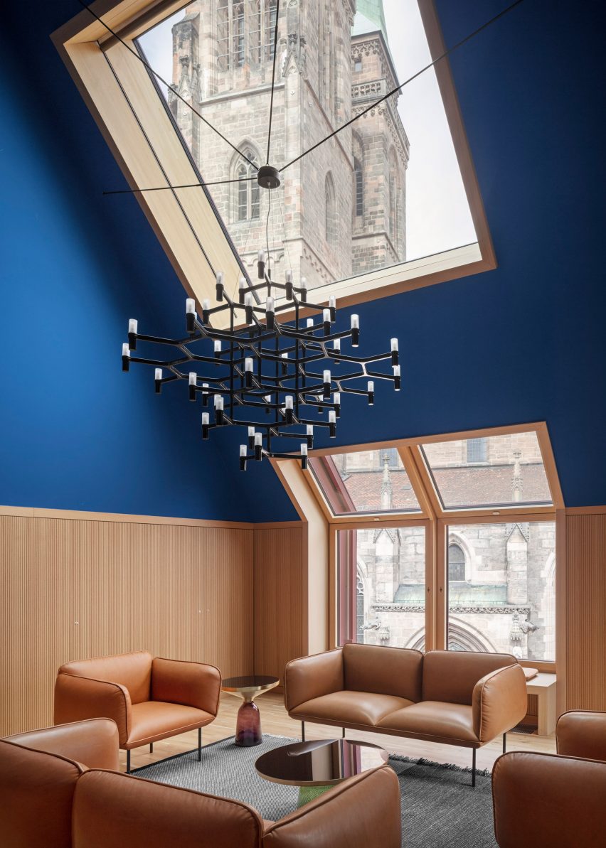 Inside of The Nuremberg Chamber of Commerce and Industry headquarters