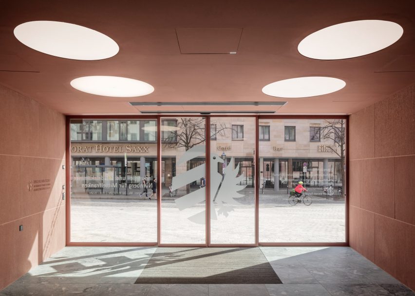 Entrance of The Nuremberg Chamber of Commerce and Industry headquarters
