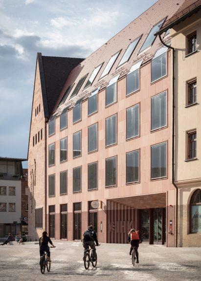 Sandstone-clad office