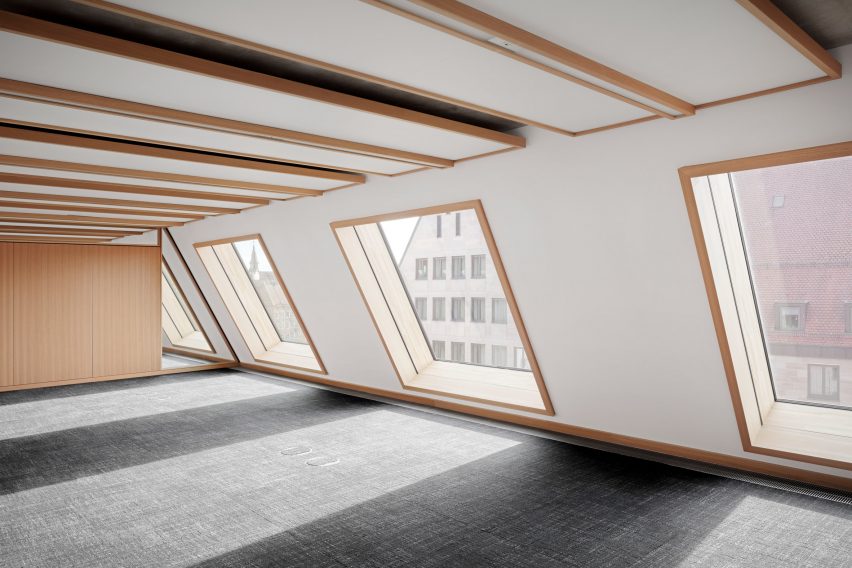 Inside of The Nuremberg Chamber of Commerce and Industry headquarters