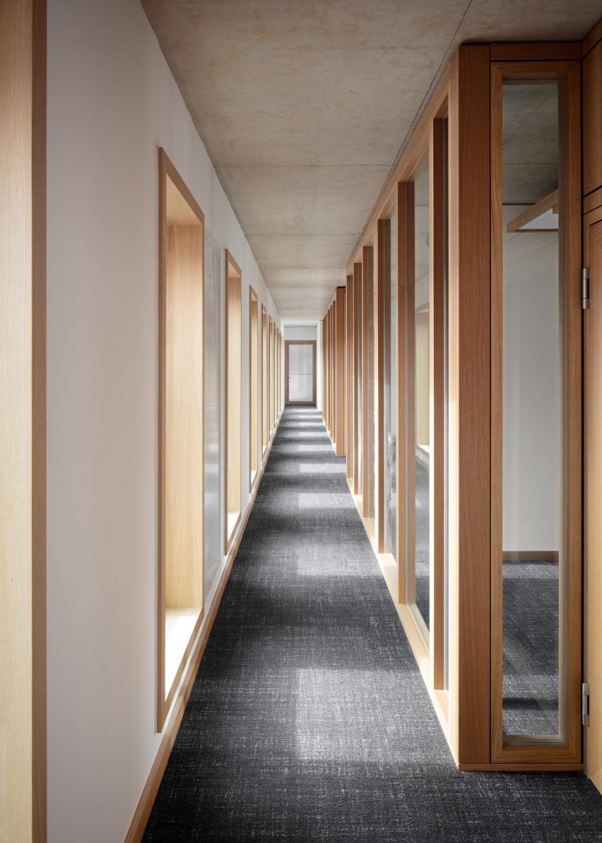 Inside of The Nuremberg Chamber of Commerce and Industry headquarters