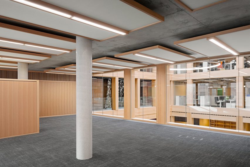 Inside of The Nuremberg Chamber of Commerce and Industry headquarters