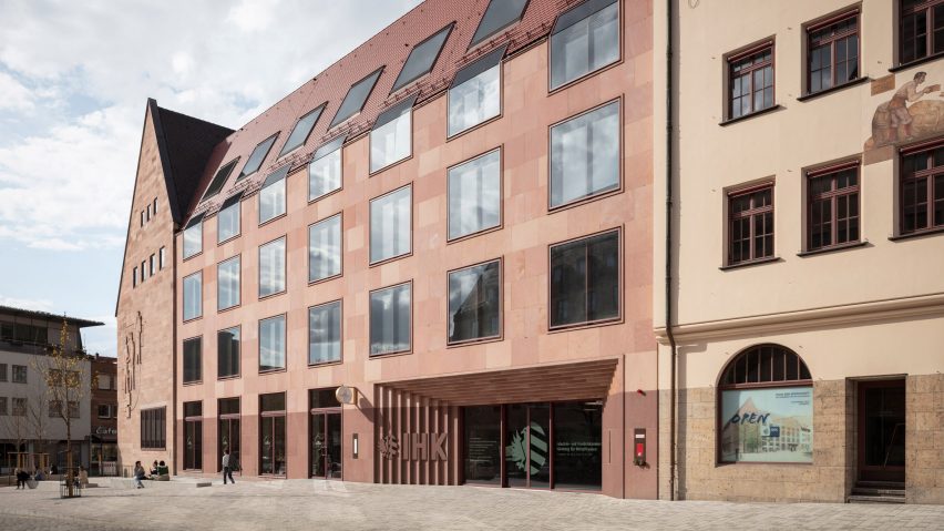 Exterior of The Nuremberg Chamber of Commerce and Industry headquarters
