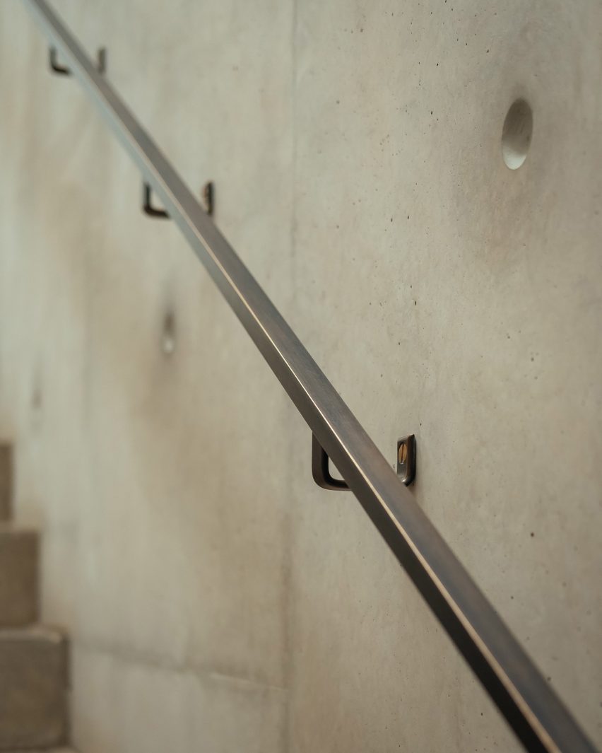 Handrail in House in Primrose Hill by Jamie Fobert Architects
