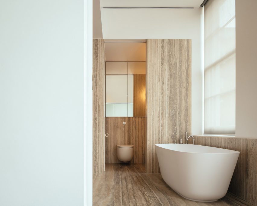Bathroom in House in Primrose Hill by Jamie Fobert Architects