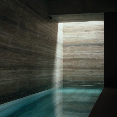 Swimming pool in House in Primrose Hill by Jamie Fobert Architects
