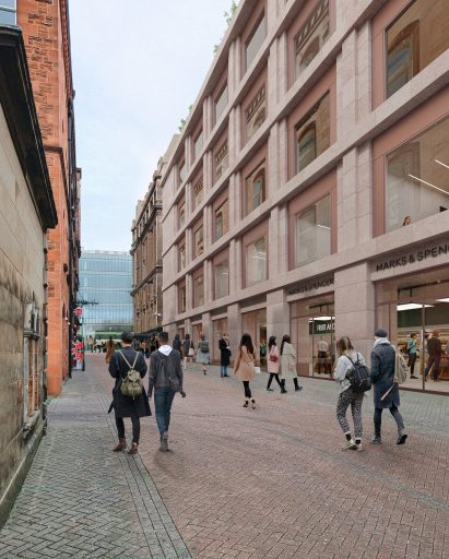 New Jenners department store facade render