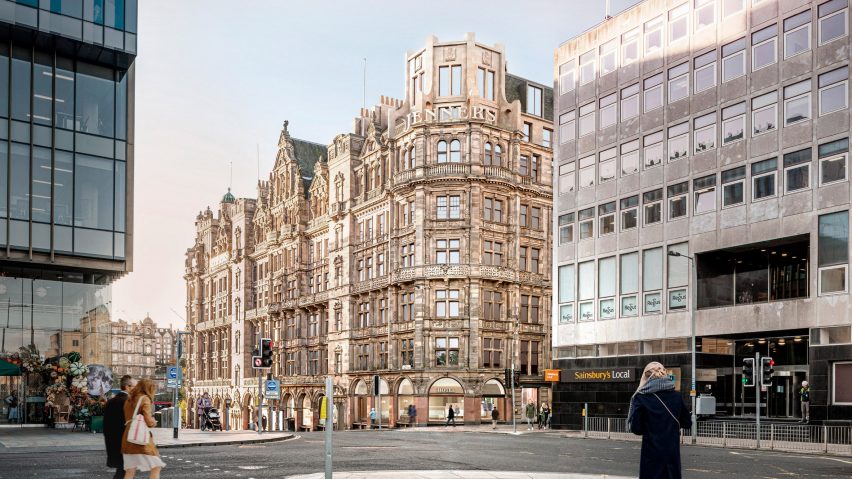 Render of Jennings building renovation