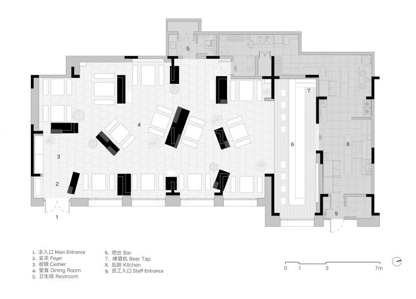 Jin Sheng Long restaurant designed by Studio Nor