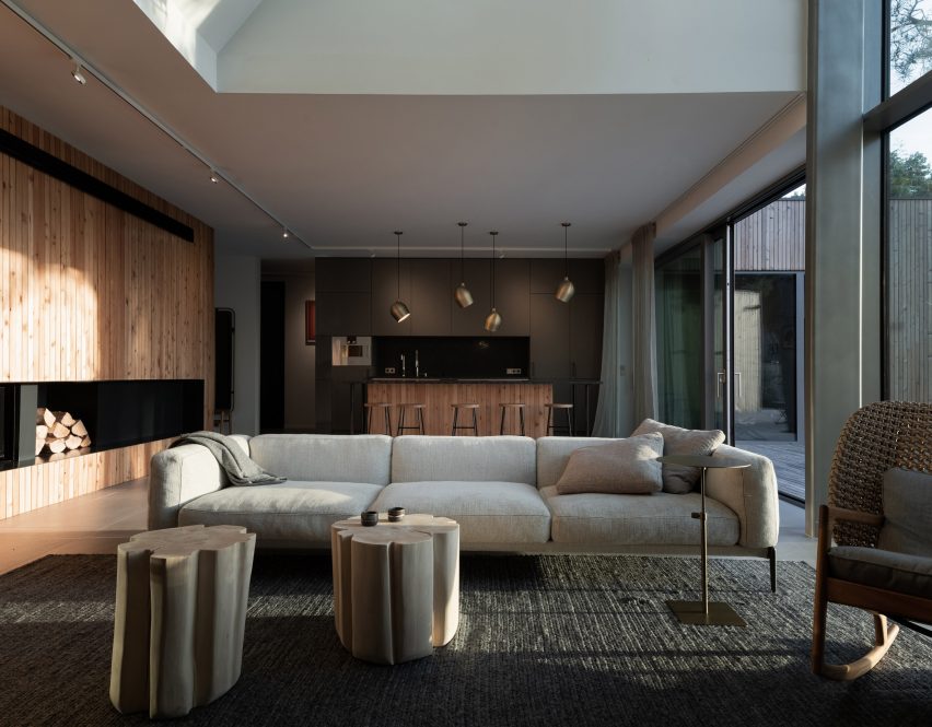 Living room of Polish holiday home by UGO