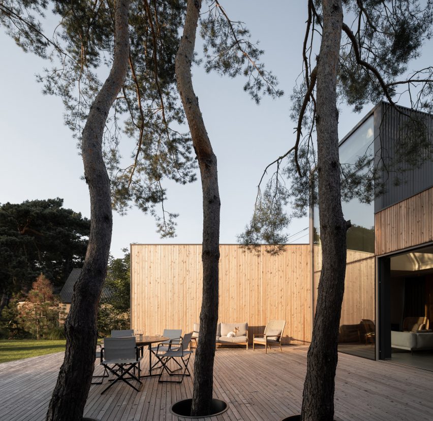 Wooden terrace