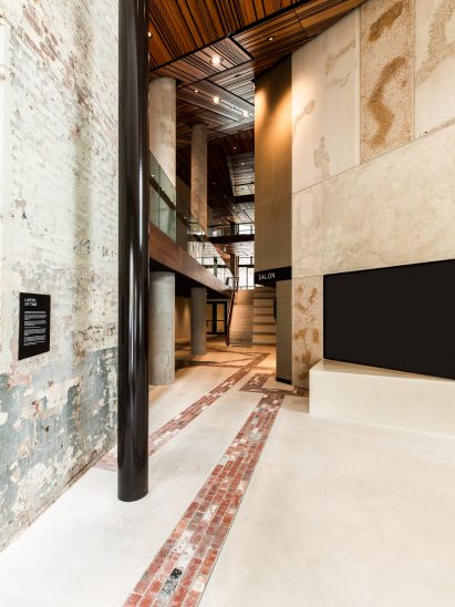 Interior image of a lobby at The Hedberg