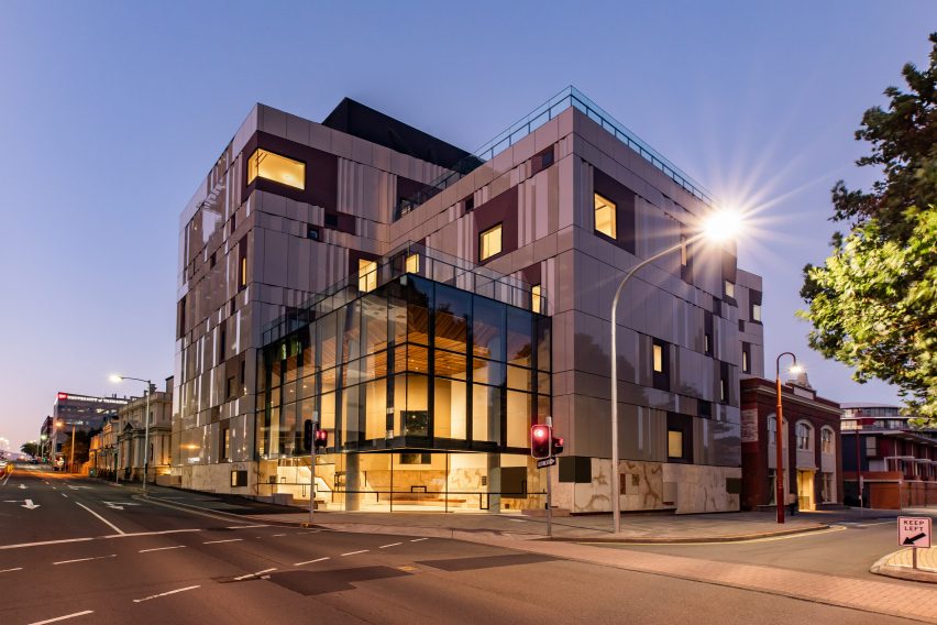 The Hedberg is a theatre in Tasmania that was designed by Liminal Architecture and WOHA