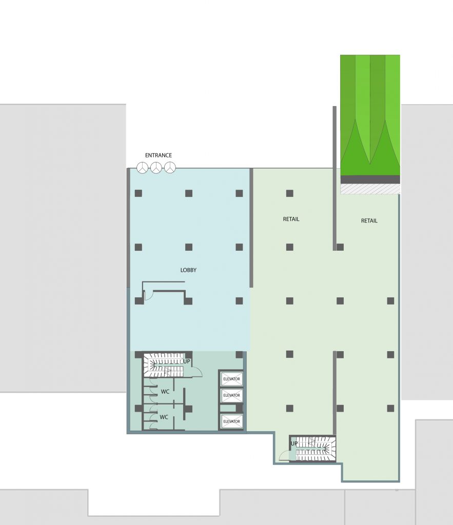 Lobby floor plan