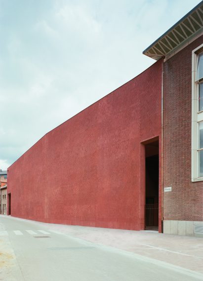 Exterior of Z33 House for Contemporary Art, Design and Architecture