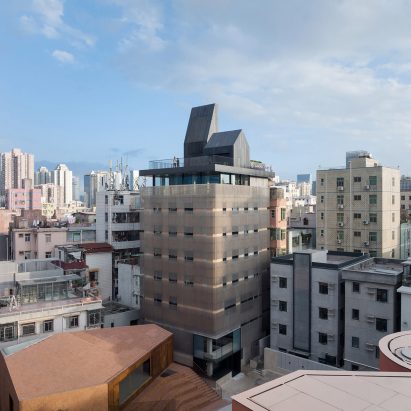 Exterior of Nantou guesthouse in Shenzhen by Neri&Hu