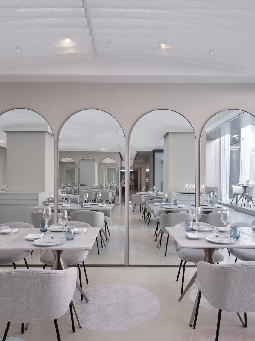 View of New Wave restaurant