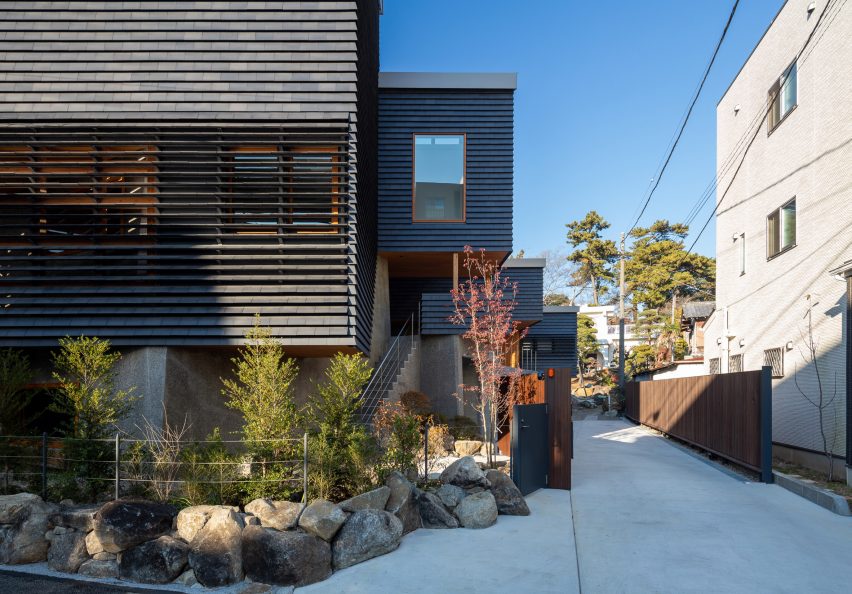 Exterior of Nishiji Project residence by Kompas