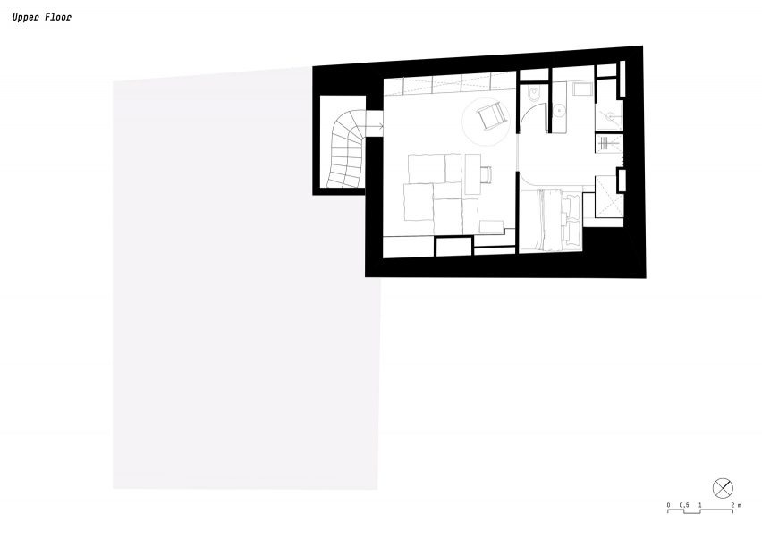Upper level plan, Nicolai Paris by NOA