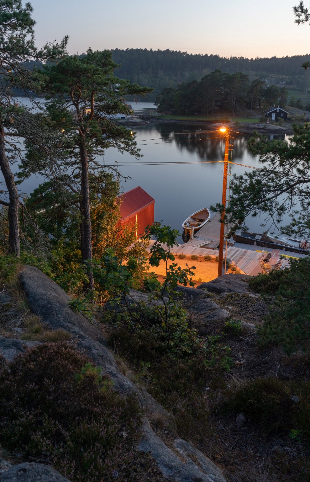 Red cabin