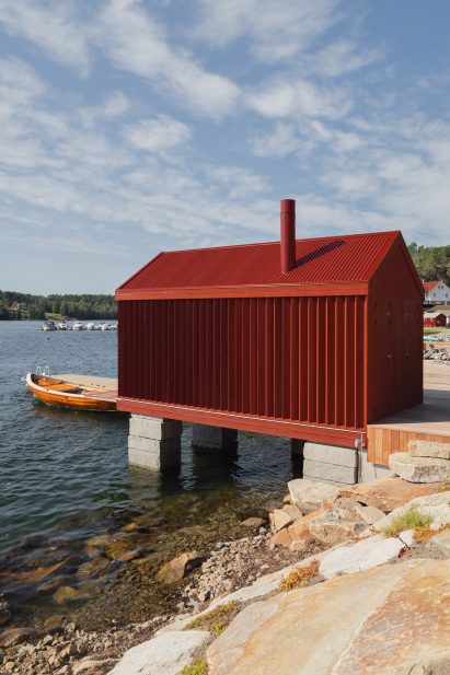 Red cabin in Norway