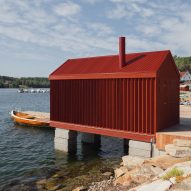 Red cabin in Norway