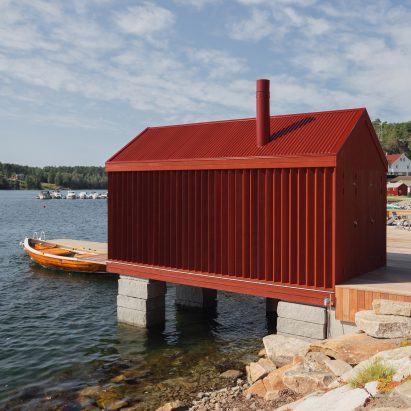 Red cabin in Norway
