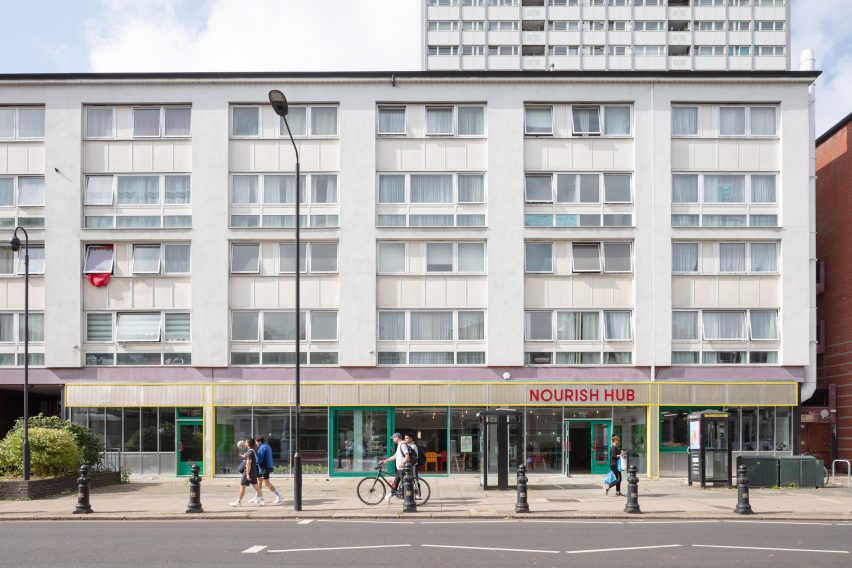 Facade of Nourish Hub by RCKa