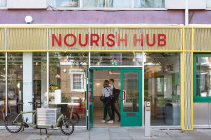 Facade of Nourish Hub by RCKa