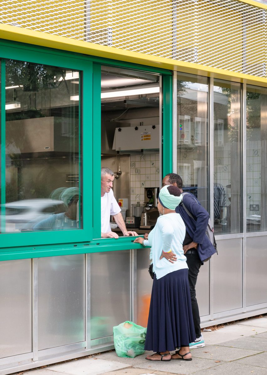 Serving hatch at Nourish Hub by RCKa