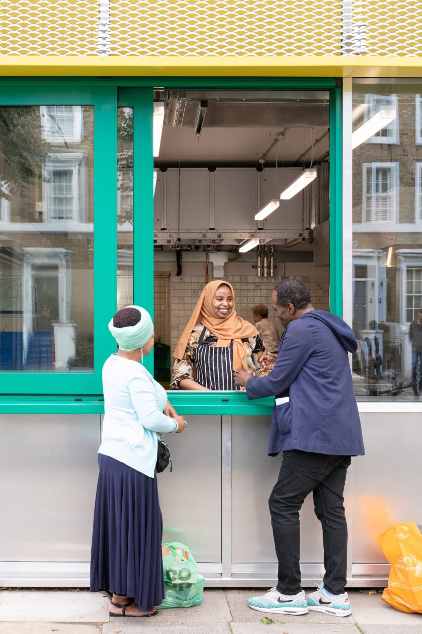 Serving hatch at Nourish Hub by RCKa