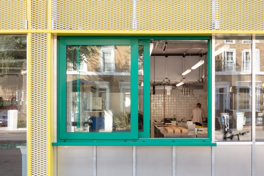 Serving hatch at Nourish Hub by RCKa