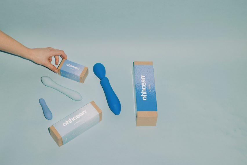 Blue sex toys by Sinful