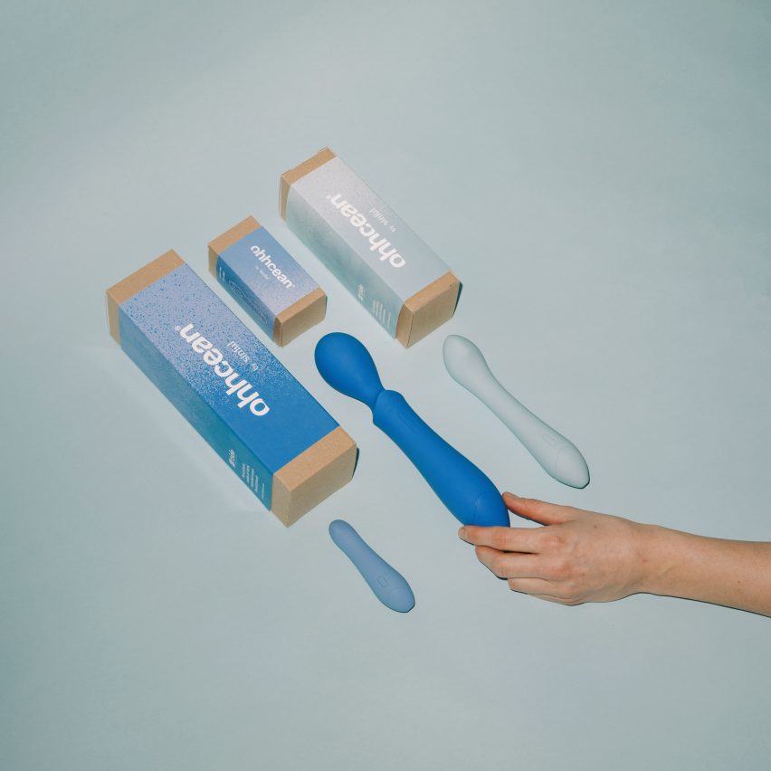 Three blue sex toys by Ohhcean