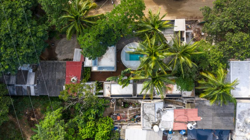 Palma reorganises San Ignacio beach home in Mexico around circular pool
