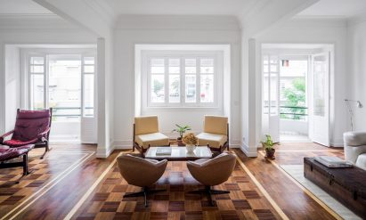 1930s apartment, Portugal, by Aboim Inglez Arquitectos