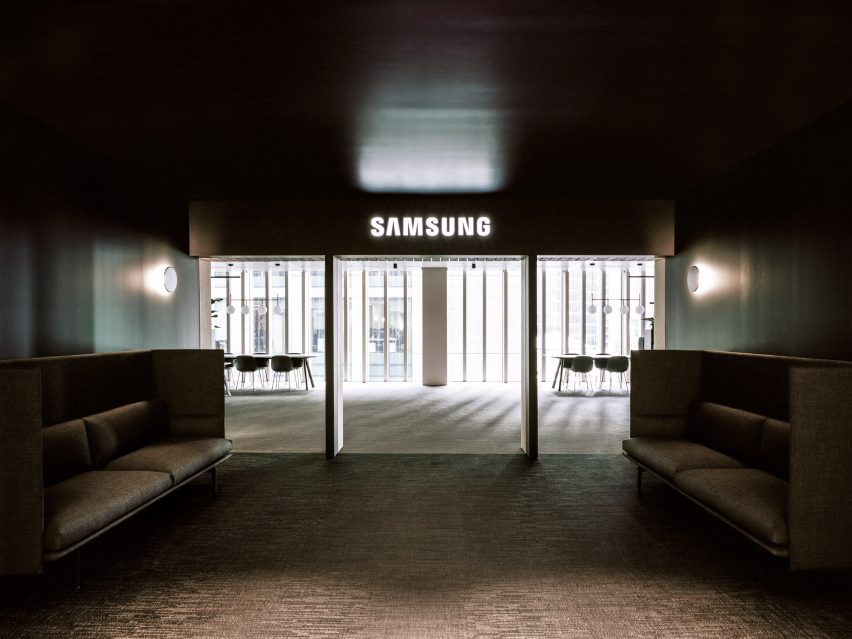 Samsung Design Europe's minimalist office in London